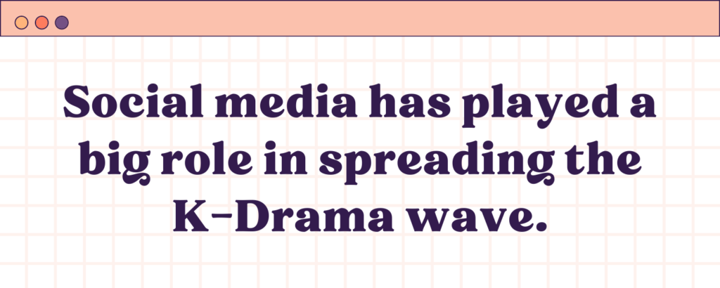 K-Drama wave and its relation to social media.